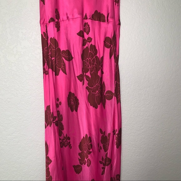 Zara NEW NWT Lingerie Style Floral Print Dress Small Medium 8316/384 - Picture 4 of 11